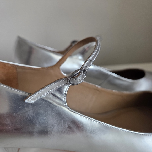 DOEN Women's Silver Block Mary Jane Strape - Picture 5 of 6